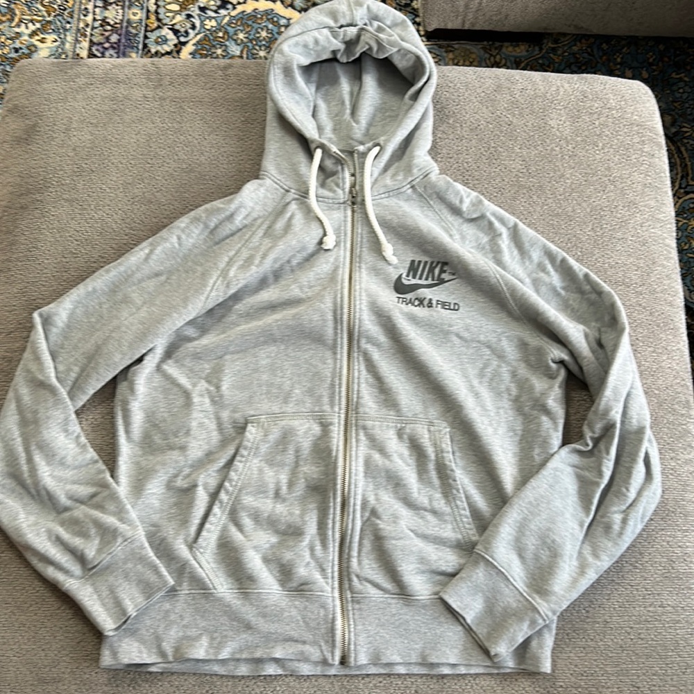 Men’s Nike Grey Zip Up Hoodie